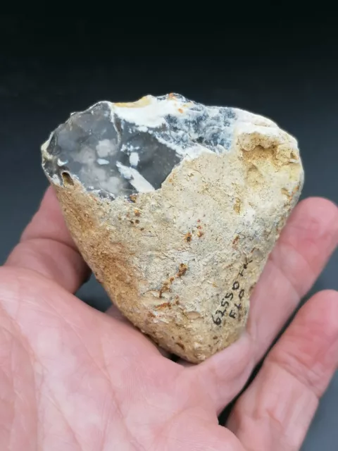 Lower Paleolithic Acheulean France Chopping Tool in flint Prehistoric artifact