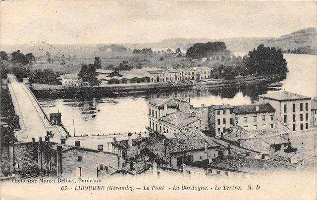 CPA 33 LIBOURNE LE PONT DORDOGNE TERTRE (Shipping costs offered