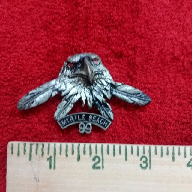 Myrtle Beach 99 Eagle Biker Pin