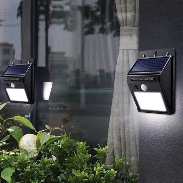 humain Lumière murale Lampes de jardin 20 Lampe Solaire Lampe 48 Lampe COB