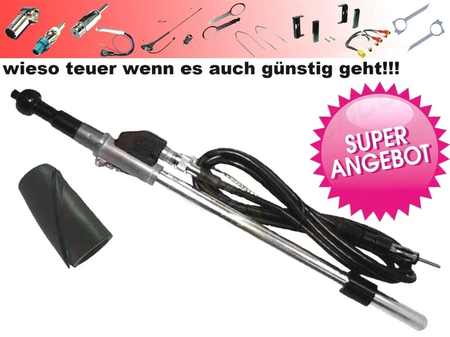 MERCEDES BENZ W124 W126 W201 Antenne Antenne AM FM Radio Ersatzmast EUR