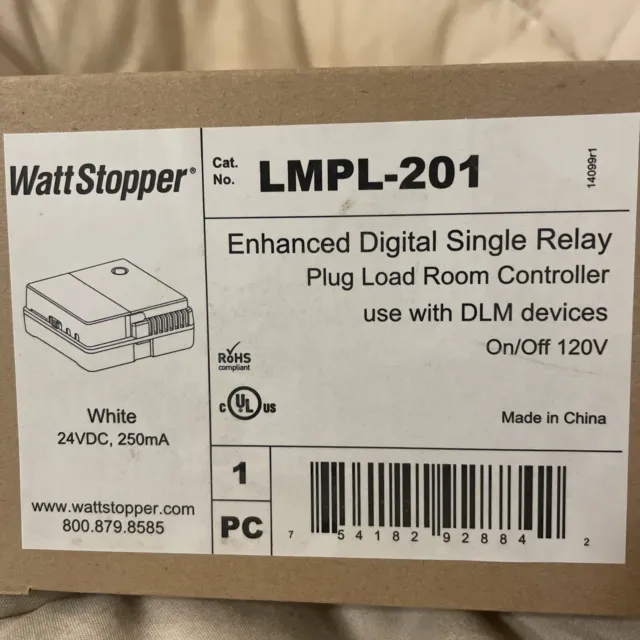 WattStopper LMPL-201 DLM PlugLoad Controller Digital Relay On/Off 120V