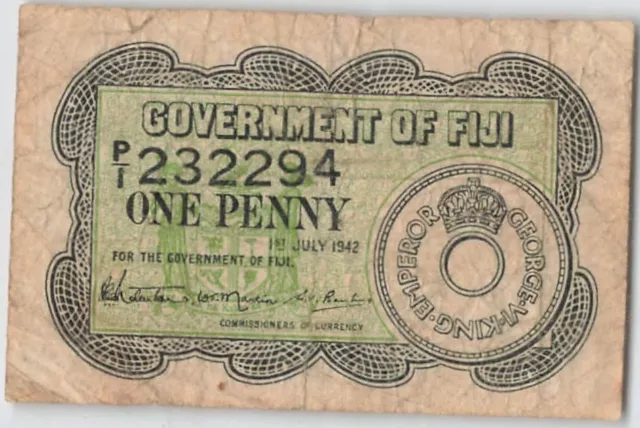 Fiji 1 Penny 1942