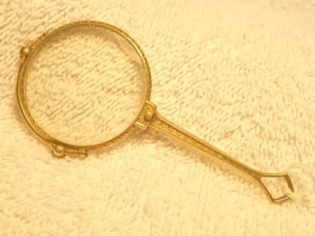 Tiffany & Co. : 14K Solid Gold Spektakuläre Offenes Design Lorgnette Theater /