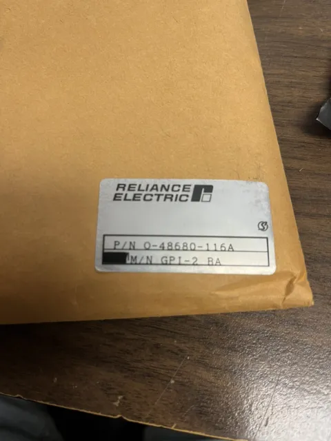 Reliance Electric 0-48680-116 Drive GPI-2 Board Card MD-B3005L, Factory Sealed!!