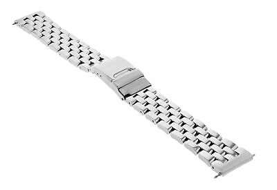 20Mm Watch Band Bracelet For Breitling Colt A17380 Chronometre S.steel Shiny Se