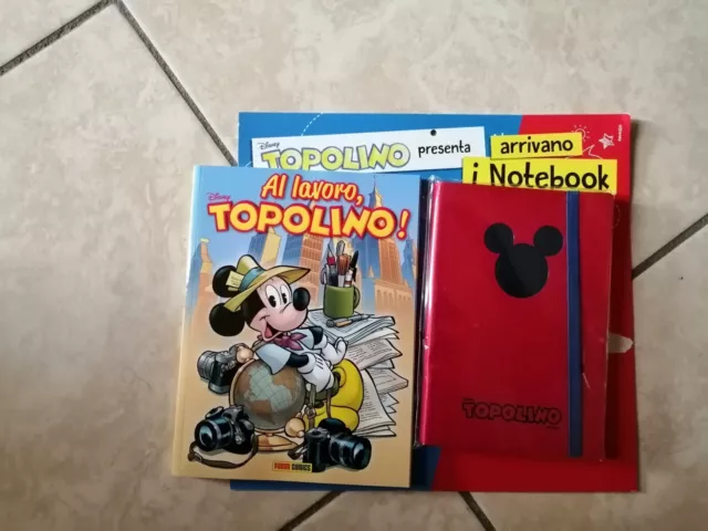 Topolino Speciale Lavoro 06.10.2022 Con Notebook Rosso Panini Comics Di Culto