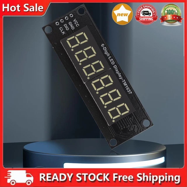 Modulo display LED 0,36 pollici TM1637 modulo LED digitale 6 cifre 7 segmenti
