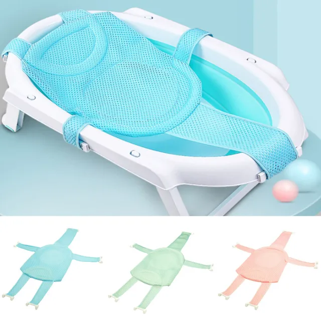 Shower Pillow Newborn Baby Bath Net Bath Tub Pad Support Cushion Bathtub Seat