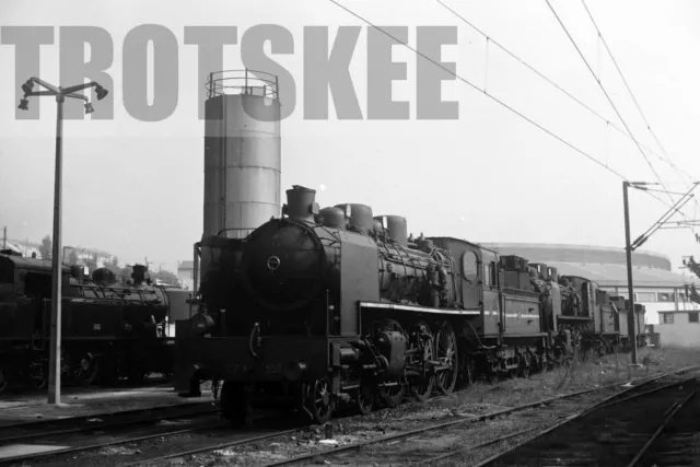 35mm Negative CP Portugal Railways Steam Loco 558 c1970 Portuguese