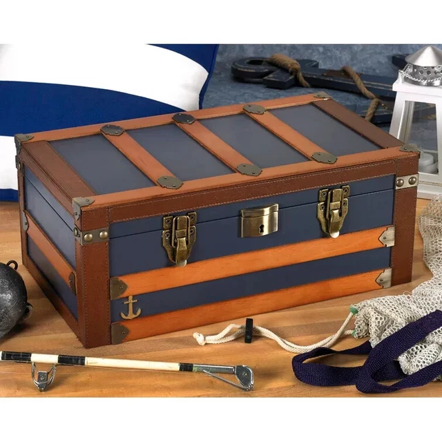 Admiral Cigar Humidor, Treasure Chest, Sure Seal - 100 Cigars