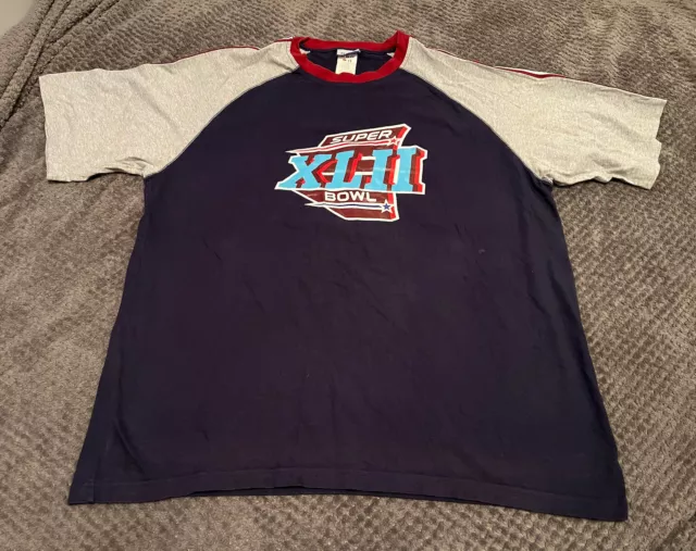 Reebok American Football Super Bowl 42 XLII NFL T Shirt New York Giants 2XL XXL