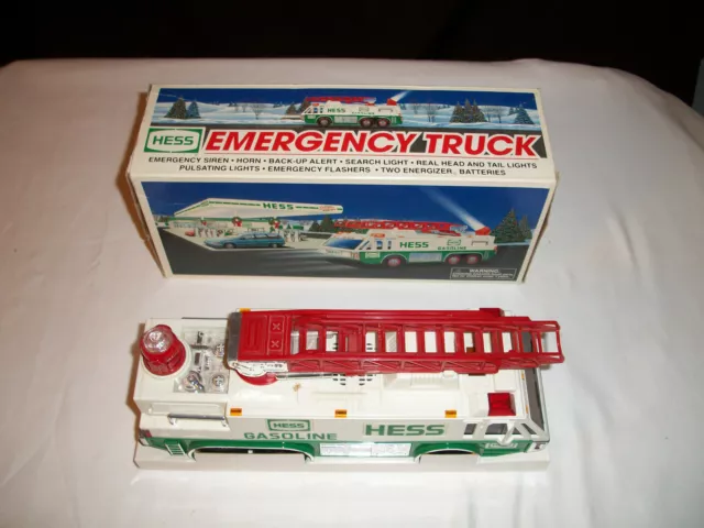 HESS Toy Emergency Truck 1996 In Original Box