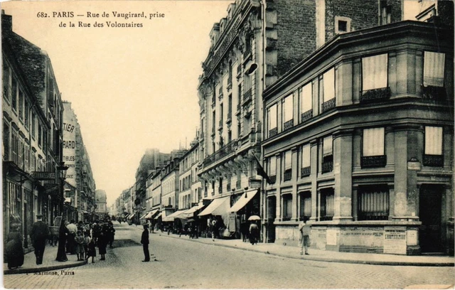 CPA PARIS 15e Rue de Vaugirard Rue des Volontaires P. Marmuse (1249224)