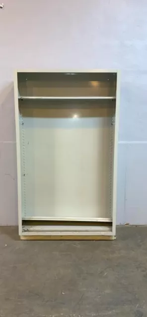 Tall Metal Storage Cabinet 4'x13"x84" w/ Shelves