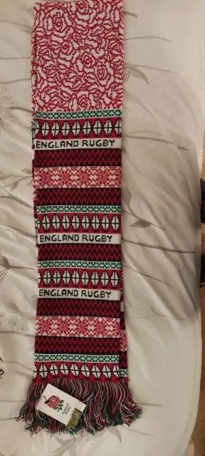 Official England rugby christmas scarf