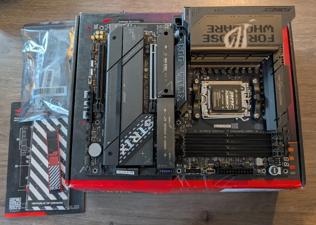 ASUS ROG STRIX X870E-E GAMING WIFI (Bent pins, spare / repair) £125.50 ...