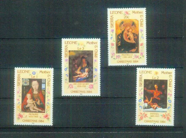 Super Set Postage Stamps from Sierra Leone, MI 784-787 from 1984, Mint