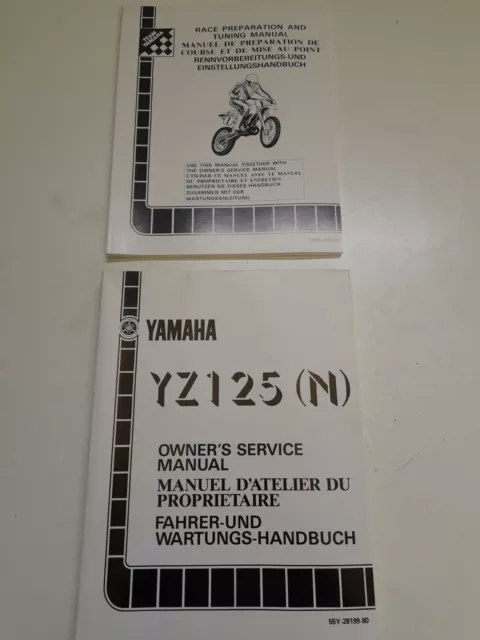 Libretto uso e manutenzione Yamaha YZ 125