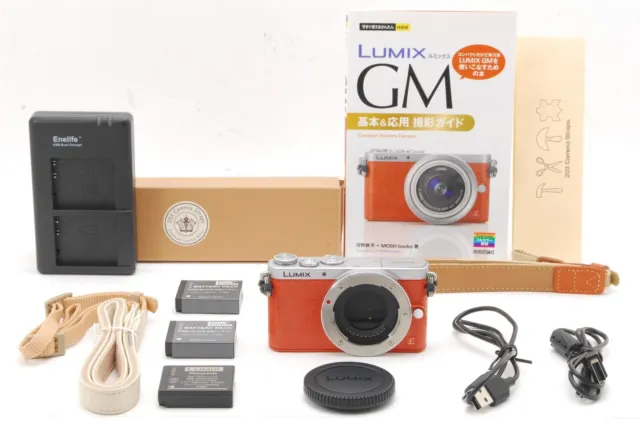 [TOP MINT w/Strap] Panasonic Lumix DMC-GM1 Orange body Digital Camera From JAPAN