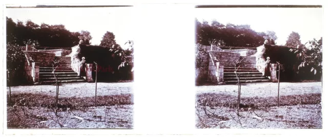 Castle Park c1930 Photo Stereo Glass Plate Vintage V33L17n 2