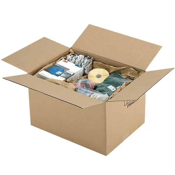 Boîtes Carton Emballage Expédition Ondulé Havane 45 x 35 X 15 CM