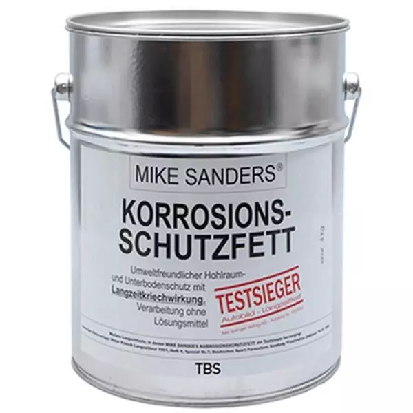 Mike Sanders Korrosionsschutzfett 4 kg Rostschutz Hohlraumversiegelung