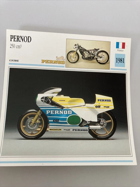 Carte Moto De Collection - Derny 100 Cm3 Cyclotandem 1953 - Atlas France - Bon état