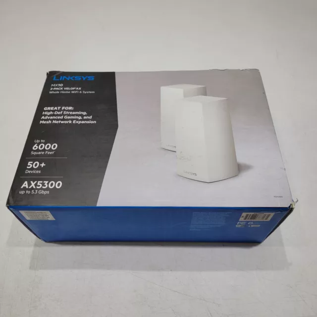 Linksys MX10 Velop AX Whole Home Wi-Fi 6 System - MX10600