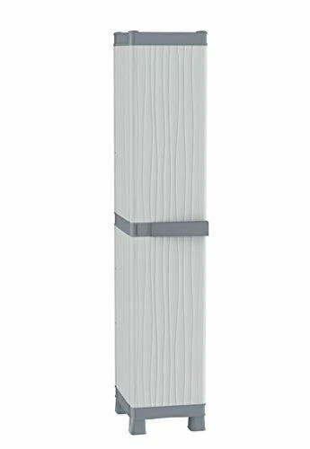 Terry, Base 2350 RUW, Armadio con anta e ripiani, - 35x43,8x181,8 cm