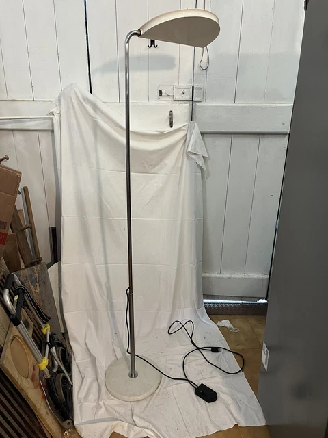Lampada Da Terra Gecchelin Bruno Modello Mezzaluna  Per Skipper Vintage