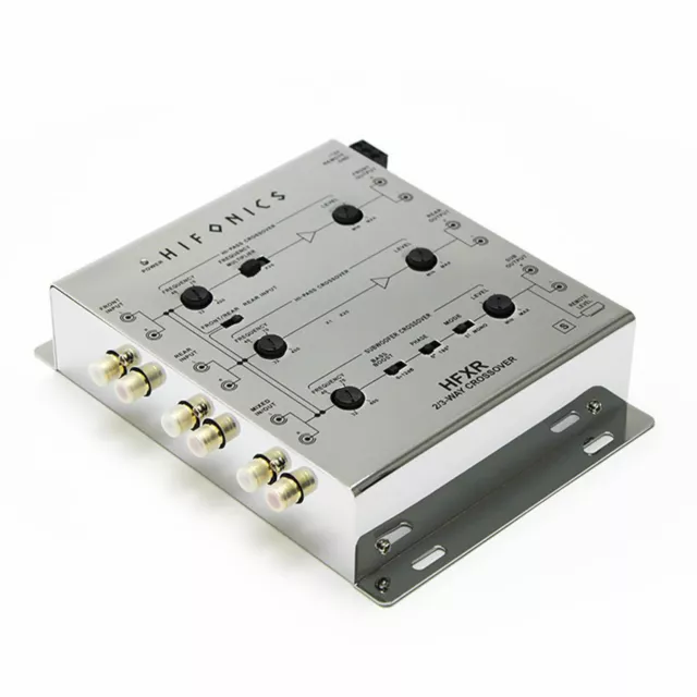 Aktiv Crossover mit Fernbedienung Bass Kontrolle 2-way/3-way Für Mono Or Stereo