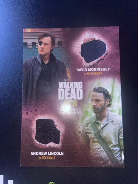 The Walking Dead Trading Card Season 4 Part 1 Dual Rick &The Governor Relic DM2