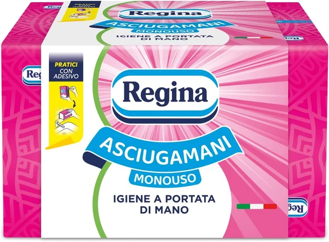 Regina Asciugamani Monouso – Confezione Da 100 Servizi, Asciugamani Usa E Getta