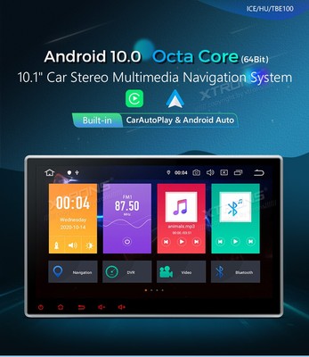 Erisin AUTORADIO NISSAN JUKE GPS ANDROID 10 WIFI 4G USB DVD COMANDI VOLANTE NO DOGANA 