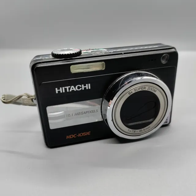 Hitachi HDC-1051E 10,1 megapixel fotocamera digitale compatta testata nera