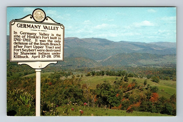 Elkins WV-West Virginia, Germany Valley, Aerial View, Vintage Postcard