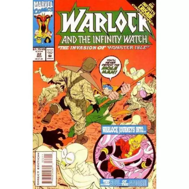 Warlock and the Infinity Watch #22 Marvel Comics November Nov 1993 (VF-)