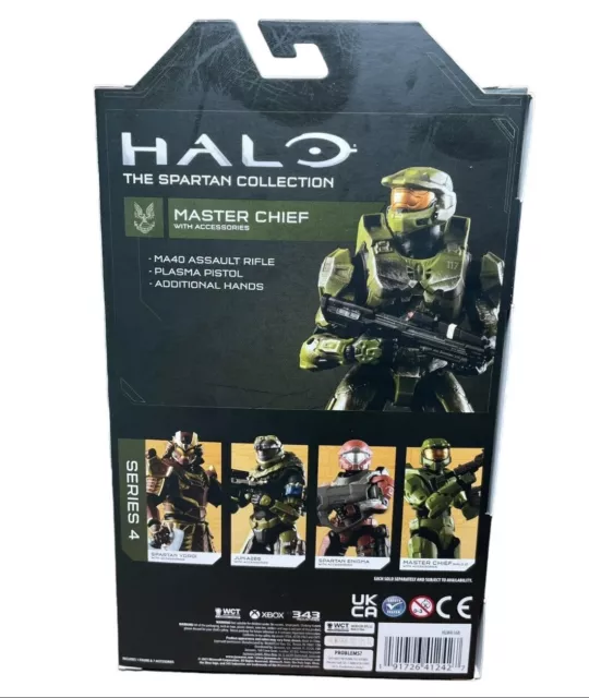 HALO THE SPARTAN Collection Master Chief Action Figure W/ ACCESSORIES ...