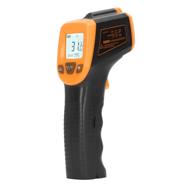 (Orange)Berührungslose Infrarot-Thermometerpistole Bereich -50 - 600✈