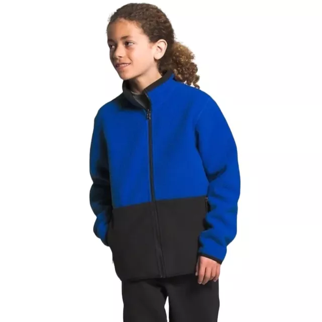 The North Face Girl's Jacket Sherpalito Long Sleeve Reversible Soft Fleece Coat