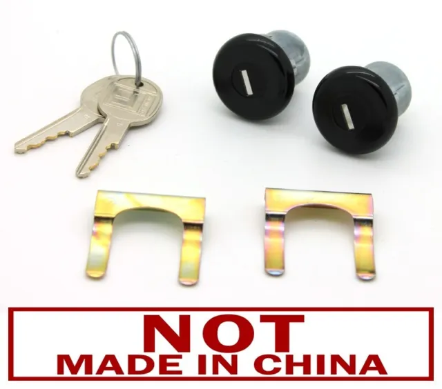 NEW Lockcraft Black Door Lock Cylinder PAIR / FOR LISTED CHEVROLET TRUCK & SUV