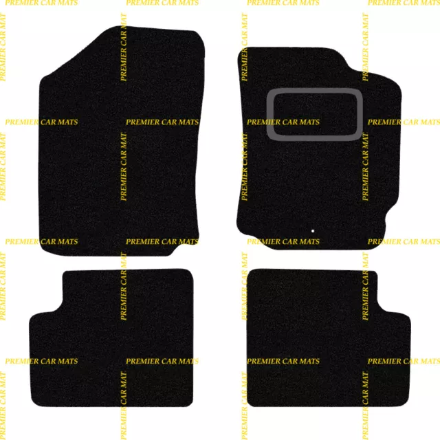 Fits Subaru Justy 1984 To 2007 Tailored Black Carpet Car Floor Mats (1 Clip)