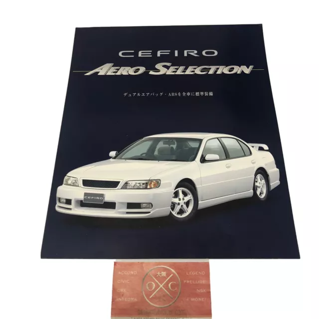 JDM Nissan Cefiro Aero Selection Brochure Catalog A32 1994-98 95 96 97 Maxima