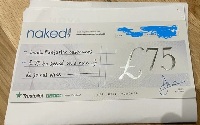 Naked Wines £75 OFF voucher When You Spend £114.99 - Valid 22.07.25