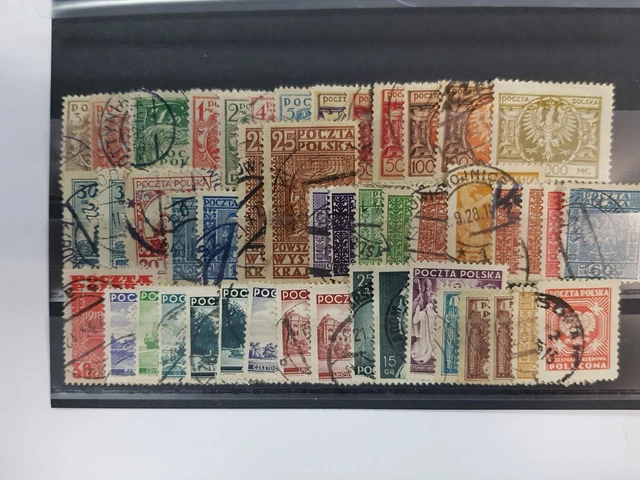 Poland 3 riser cards mostly stamped
