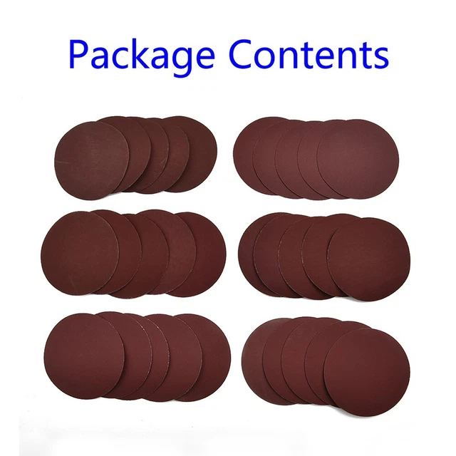 2 Cales à Poncer Manuel Avec Velcro - 5 Pouces, Mousse PU, Pour Polissage Carrosserie, Bois, Métal, Bricolage - 9