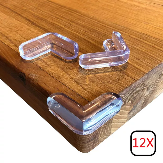 12 piezas protectores de esquina transparente gel adhesivo de alta resistencia Best Bab