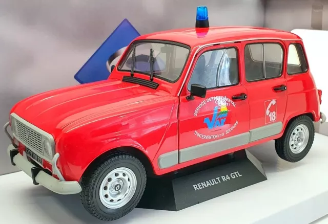 Solido 1/18 Scale Model Car S1800106 - 1978 Renault R4 GTL - Red