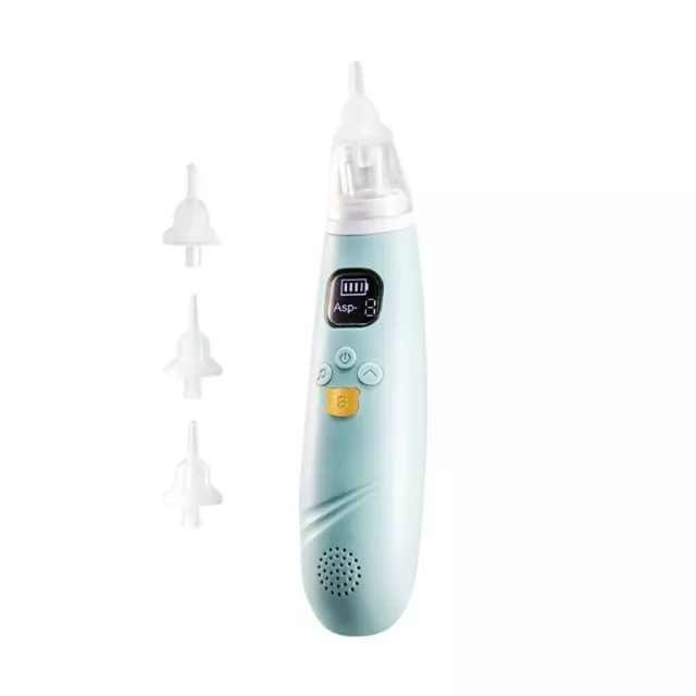 Electric Nasal Aspirator Baby Nose Vacuum Cleaner Snot Removal 3 Suction Levels